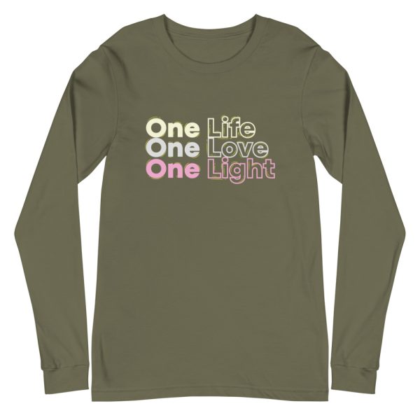 One Life One Love One Light Unisex Long Sleeve Tee 8